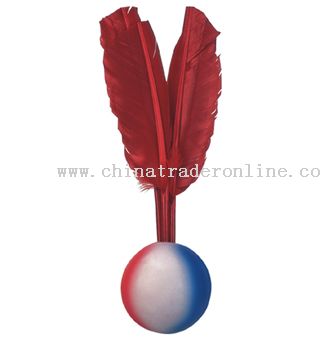 PU Feather ball from China